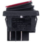 Switch 16A-250V/20A-125V 4 Contacts (Universal) Red