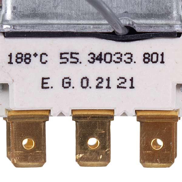 Fryer Thermostat 55.34033.801 EGO 16A 250V capillary L=1200mm 60-188°C