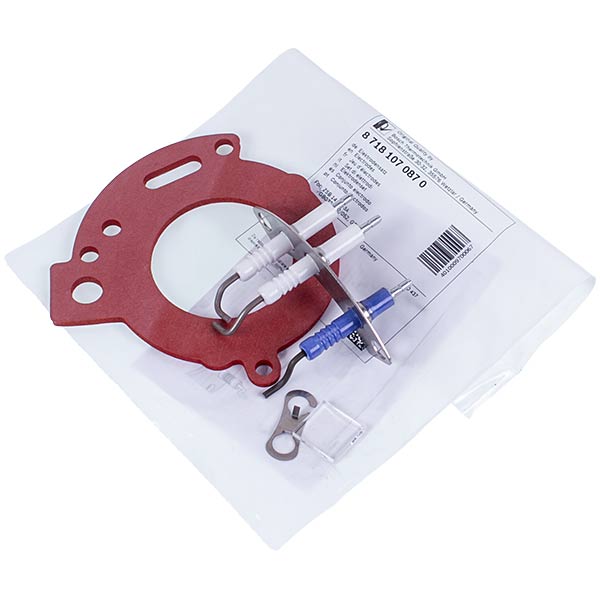 Ignition and Ionization Electrodes for Condensing Boiler Buderus GB042/072/172i, Bosch, Junkers 14-28 kW 87181070870