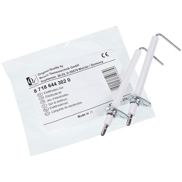 Ignition and Ionization Electrodes for Gas-fired Boiler Buderus Logamax U072, Bosch Gas 6000 WBN 18-35 kW 87186443020
