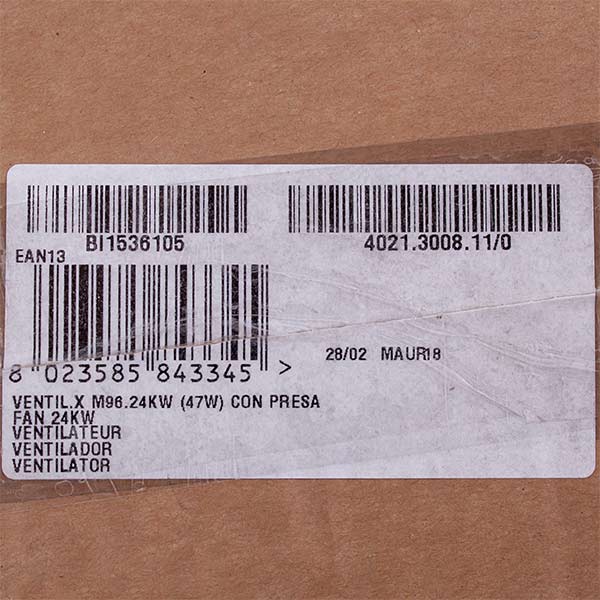 Gas-fired Boiler Fan Fime GR03630 47 W Biasi M96A 24 kW BI1536105