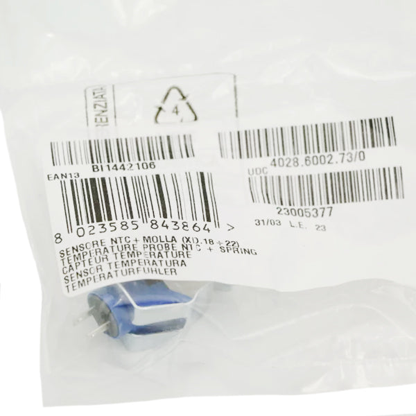 Gas-fired Boiler Temperature Sensor Contact NTC D=18 mm Biasi BI1442106