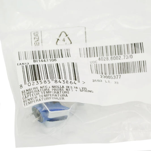 Gas-fired Boiler Temperature Sensor Contact NTC D=18 mm Biasi BI1442106