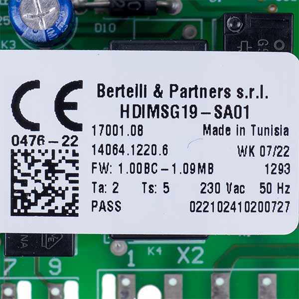 Gas-fired Boiler Control Board B&P HDIMSG19-SA01 Biasi M297 BI2285102