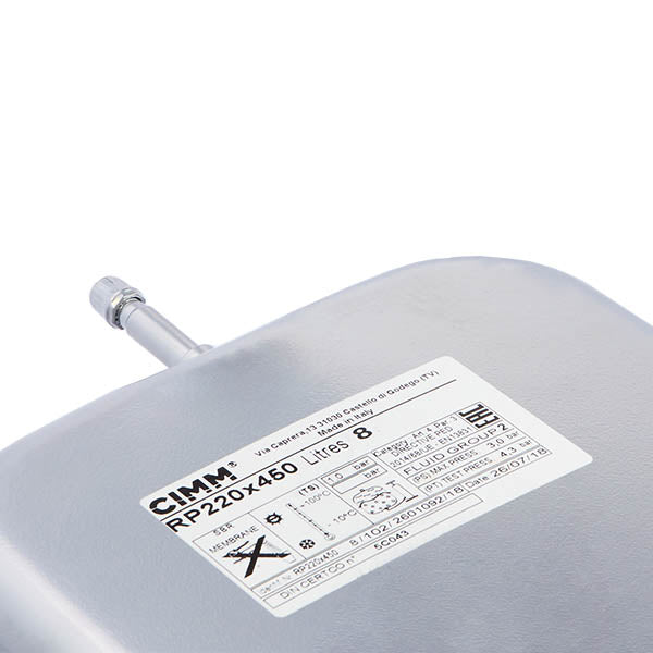 Expansion Tank Cimm RP220*450 8 l 1/2'' for Condensing Boiler Compatible with Immergas Victrix 24 3.020684