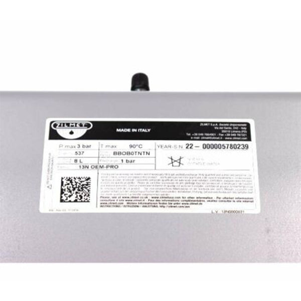 Expansion Tank 8 l for Gas Boiler Compatible with Italtherm Smart 504002369