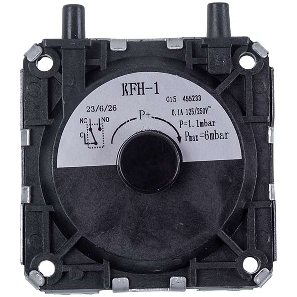Gas-fired Boiler Air Pressure Switch (Pressostat) Compatible with Ferroli 39817510 P=1.1 mbar