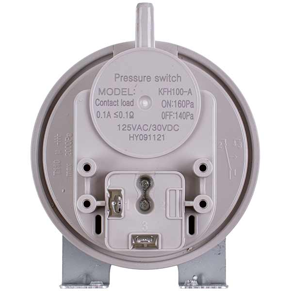 Air pressure switch (Presostat) 160/140 Pa for gas boiler