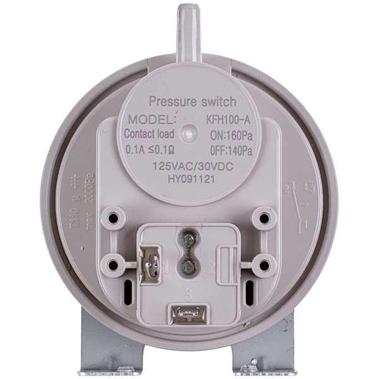 Air pressure switch (Presostat) 160/140 Pa for gas boiler