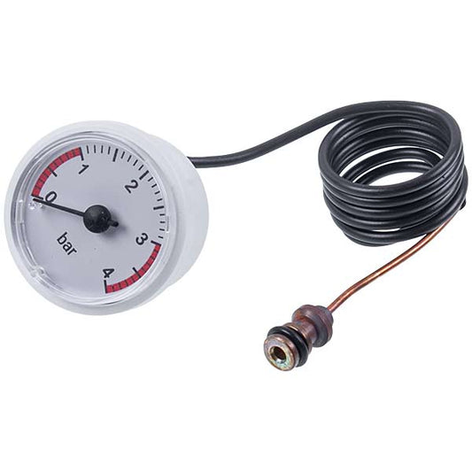 Gas-fired Boiler Pressure Gauge Compatible with Ariston 65104234 4 bar