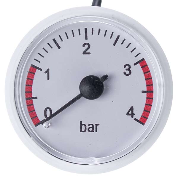 Gas-fired Boiler Pressure Gauge Compatible with Ariston 65104234 4 bar