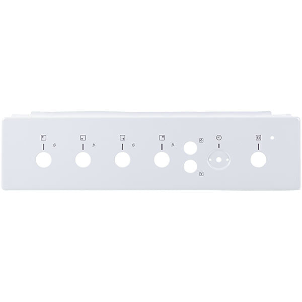 Front panel for gas stove Electrolux 3428410090 white
