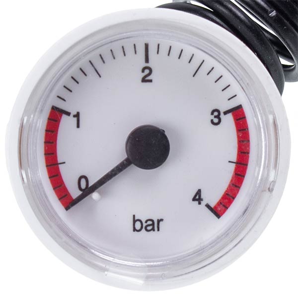 Gas-fired Boiler Pressure Gauge 0-4 bar D=43/40 mm Compatible with Viessmann Vitopend 100 WH1D, Vitodens 050/100 BPJC/WB1B 7828644