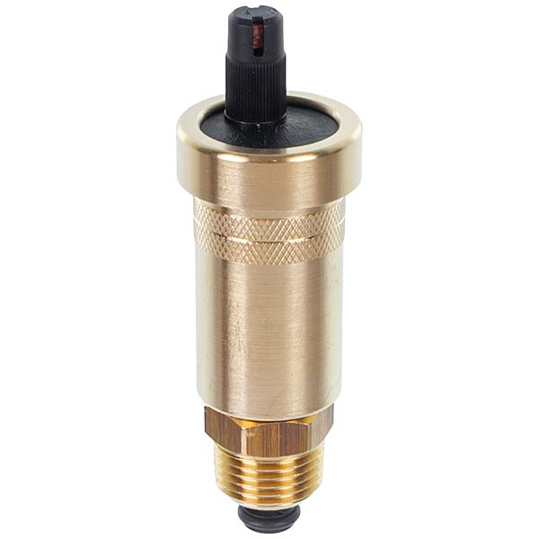 Gas-fired Boiler Auto Air Vent Afriso 3/8'' with shut-off valve 1/2'' (universal) 7773510