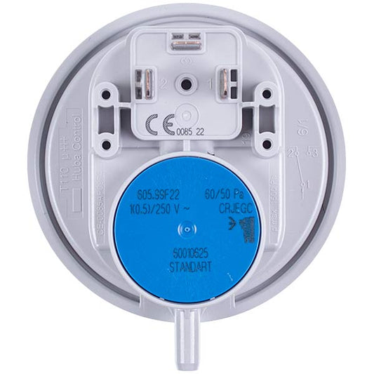 Gas-fired Boiler Air Pressure Switch (Pressostat) Compatible with Ariston 65104671 Huba Control 60/50 Pa