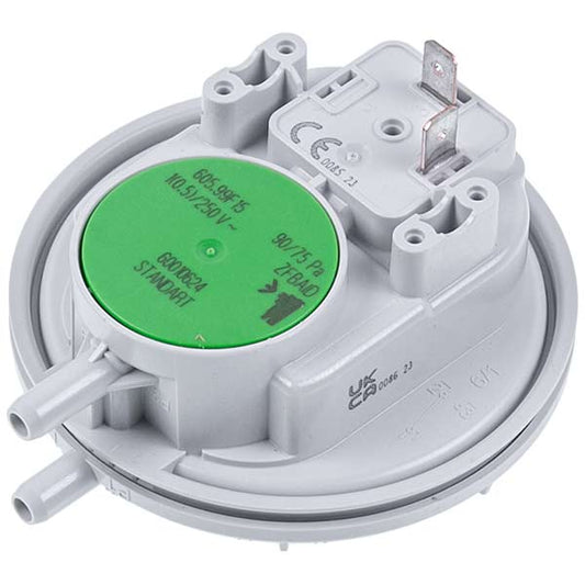 Gas-fired Boiler Air Pressure Switch (Pressostat) Compatible with Baxi/Westen 5137530 Huba Control 90/75 Pa