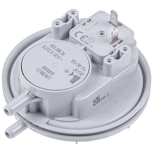 Gas-fired Boiler Air Pressure Switch (Pressostat) Huba Control 105/90 Pa Compatible with Vaillant Tubo MAX/TEC 0020213172