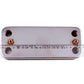 DHW Plate Heat Exchanger Zilmet (16 plates) for Gas Boiler Compatible with Ariston, Ferroli, Biasi, Viessmann BI1001102