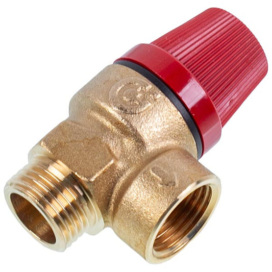 Electric Boiler Safety Valve Caleffi 3 bar 1/2'' HB 00144