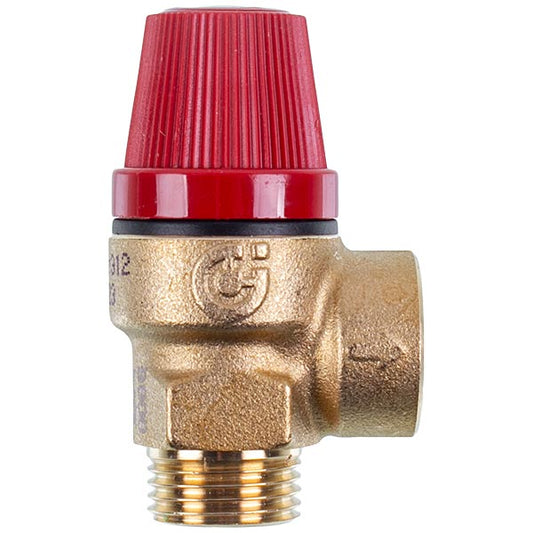 Electric Boiler Safety Valve Caleffi 3 bar 1/2'' HB 00144