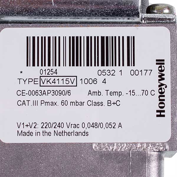 Gas Valve Honeywell VK4115 for Gas Condensing Boiler Immergas Hercules/Victrix 20 kW 1.011846