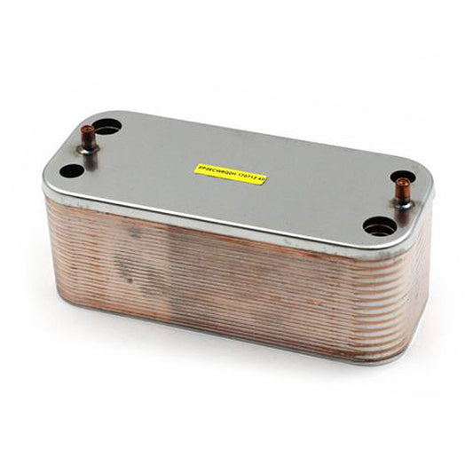 DHW Plate Heat Exchanger (28 plates) for Gas Boiler Compatible with Italtherm 515000621