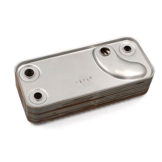 DHW Plate Heat Exchanger (19 plates) for Gas Boiler Immergas Eolo/Nike Superior, Major, Victrix 3.011261