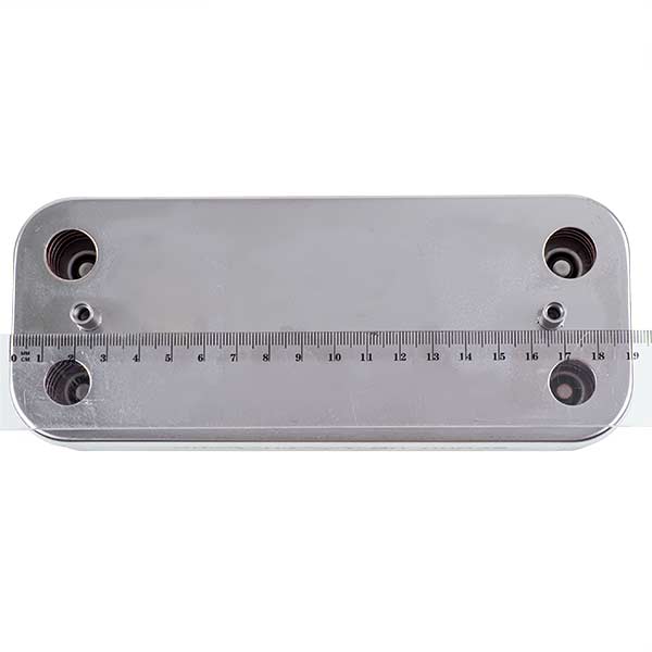 DHW Plate Heat Exchanger (12 plates) for Gas Boiler Compatible with Ariston/Сhaffoteaux 65104333
