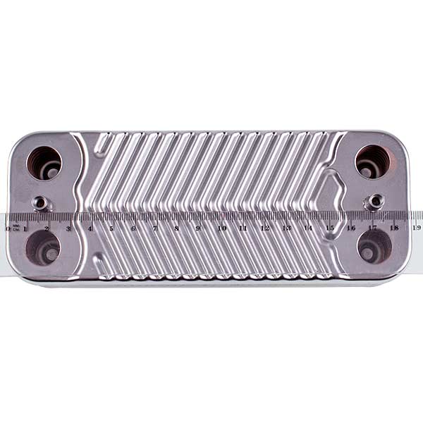 DHW Plate Heat Exchanger (14 plates) for Gas Boiler Compatible with Immergas Eolo/Nike Mini, Viessmann Vitopend WH1D 1.022220