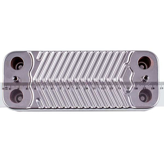 DHW Plate Heat Exchanger (14 plates) for Gas Boiler Compatible with Immergas Eolo/Nike Mini, Viessmann Vitopend WH1D 1.022220