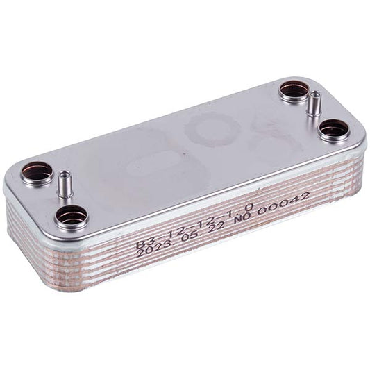 DHW Plate Heat Exchanger (12 plates) for Gas Boiler Compatible with Beretta R8036