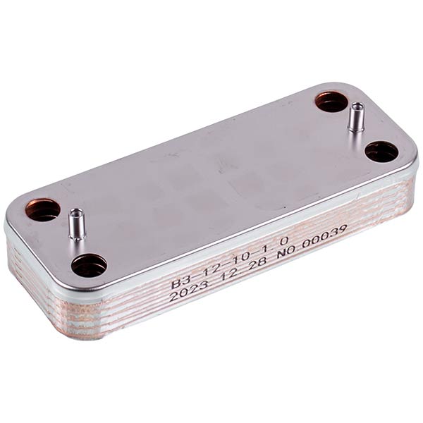DHW Plate Heat Exchanger (10 plates) for Gas Boiler 39842130