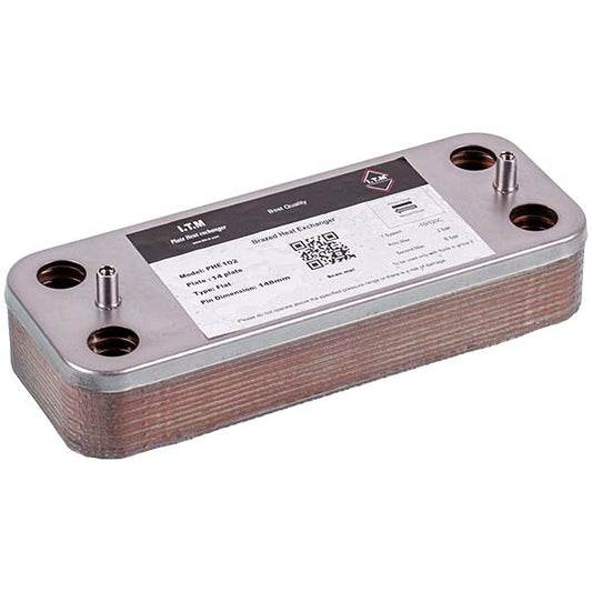 DHW Plate Heat Exchanger (14 plates) for Gas Boiler 6SCAMPIA01