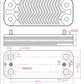 DHW Plate Heat Exchanger (14 plates) for Gas Boiler 6SCAMPIA01