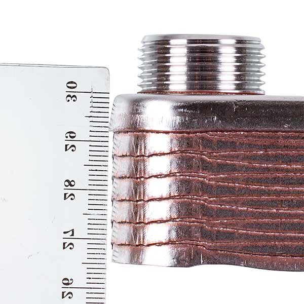 DHW Plate Heat Exchanger (12 plates) for Gas Boiler Compatible with Termet Mini Max Plus GCO-DP-13-10 17B2071202