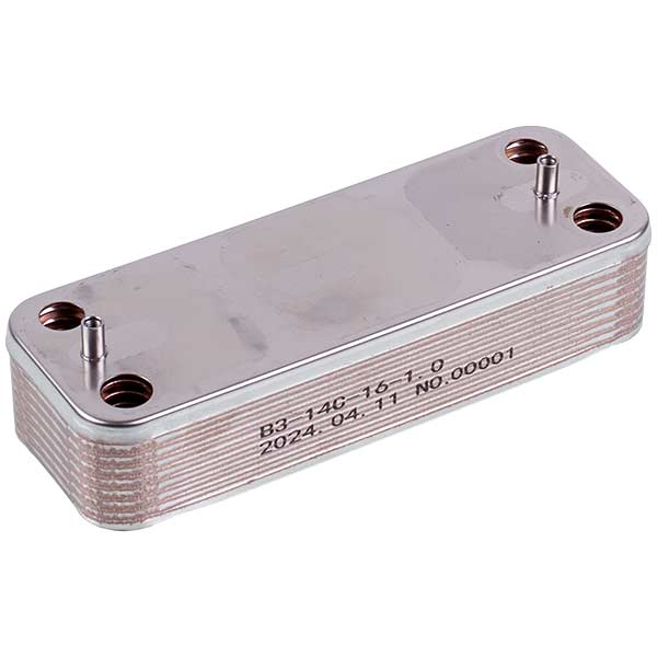 DHW Plate Heat Exchanger (16 plates) for Gas Boiler Compatible with Demrad Aden, Atron, Kalisto 3003200025
