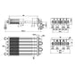 Bithermic Heat Exchanger for Gas Boiler Compatible with Ferroli Domiproject/Fereasy C32/F32 39819910