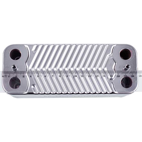 DHW Plate Heat Exchanger (20 plates) for Condensing Boiler Compatible with Viessmann Vitodens 100 WB1B, WB1C 35 kW 7828746