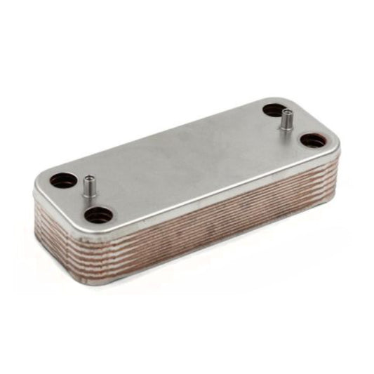 DHW Plate Heat Exchanger (14 plates) for Gas Boiler Compatible with Ariston/Сhaffoteaux 65104333