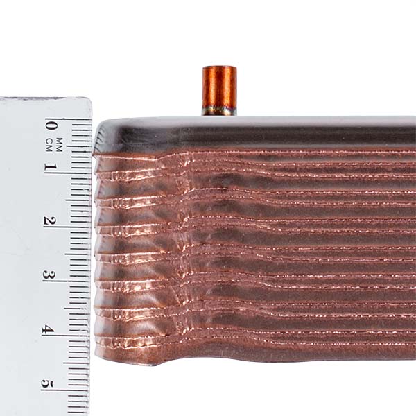 DHW Plate Heat Exchanger (16 plates) for Gas Boiler Compatible with Ariston, Chaffoteaux 17B1901644