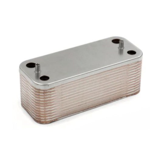 DHW Plate Heat Exchanger (26 plates) for Gas Boiler Compatible with Fondital/Nova Florida 6SCAMPIA06