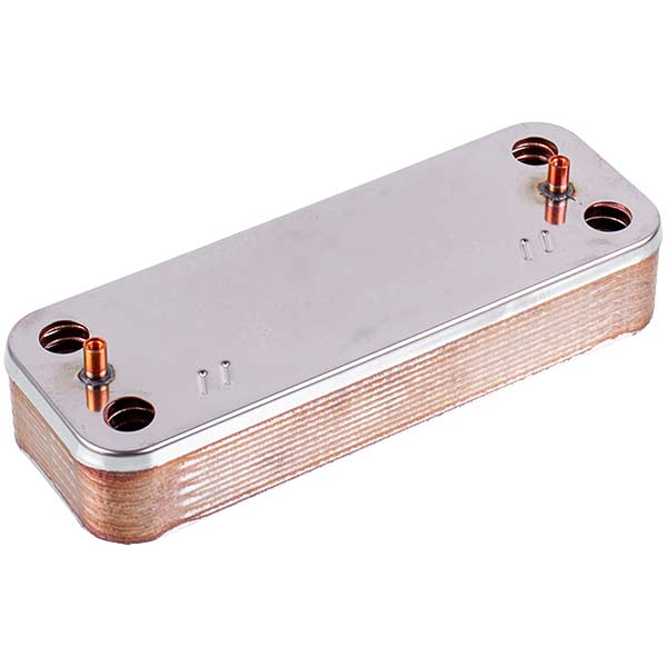DHW Plate Heat Exchanger (14 plates) for Gas Boiler Compatible with Fondital/Nova Florida 6SCAMPIA08