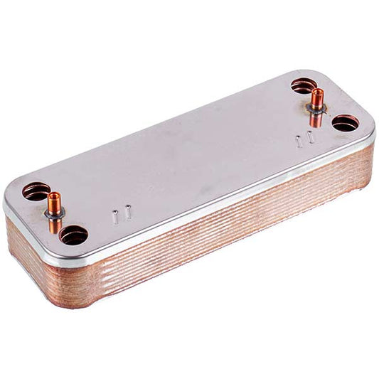 DHW Plate Heat Exchanger (14 plates) for Gas Boiler Compatible with Fondital/Nova Florida 6SCAMPIA08
