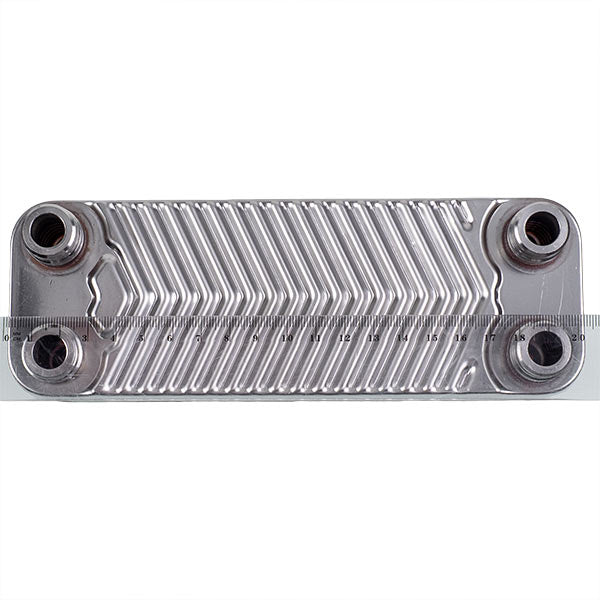 DHW Plate Heat Exchanger (12 plates) for Gas Boiler Compatible with Vaillant 065028