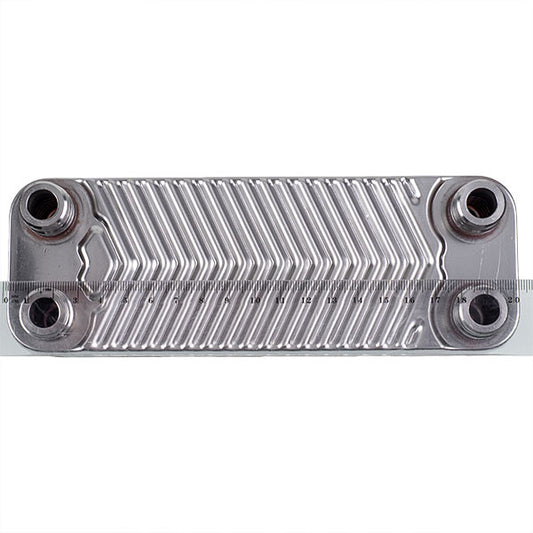 DHW Plate Heat Exchanger (12 plates) for Gas Boiler Compatible with Vaillant 065028