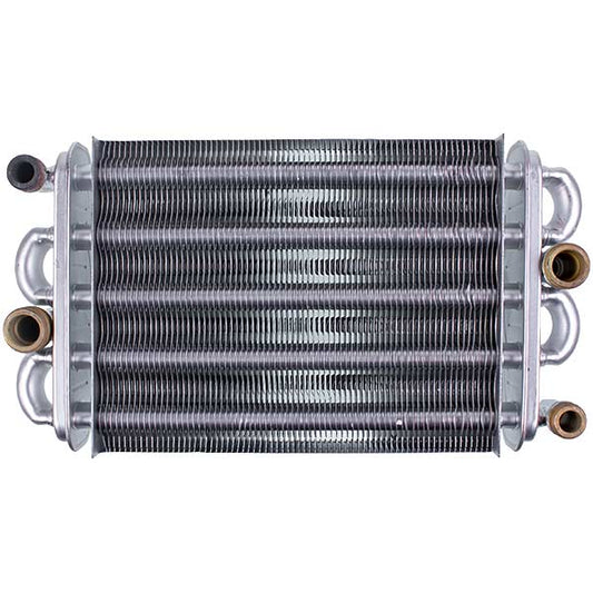 Bithermic Heat Exchanger (72 fins) for Gas Boiler Compatible with Teplowest Optima AGD - 24 2.55.35.076.04
