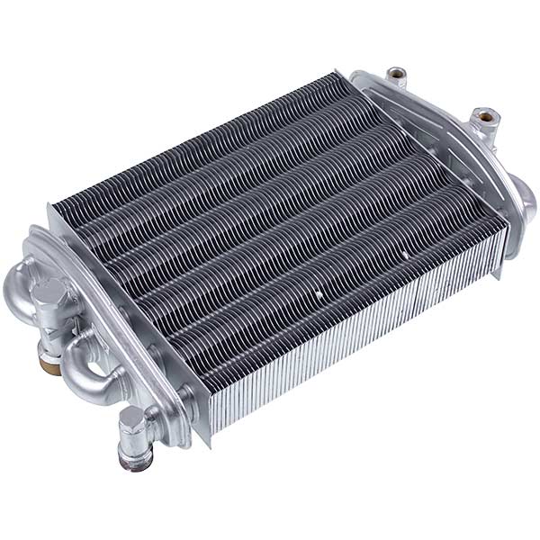 Bithermic Heat Exchanger (72 fins) for Gas Boiler Compatible with Teplowest Optima AGD - 24 2.55.35.076.04