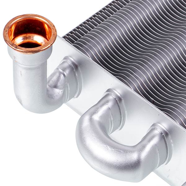 Primary Heat Exchanger for Gas Boiler Compatible with Fondital/Nova Florida 24 kW 6SCAMMON12