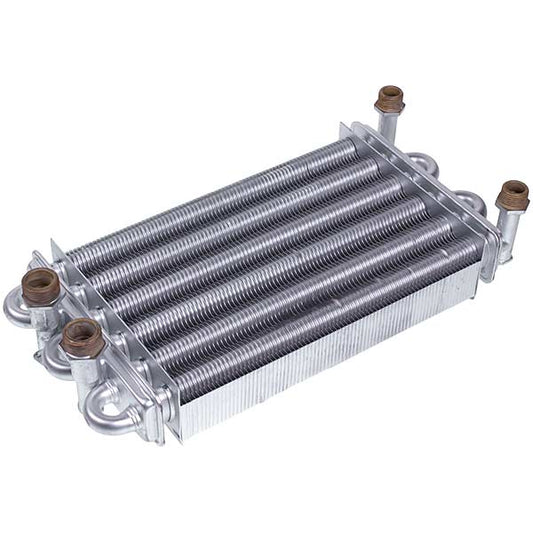 Bithermic Heat Exchanger for Gas Boiler Compatible with Biasi Boiler Sky 24 BI1472104