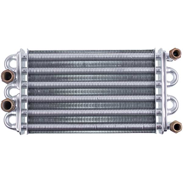 Bithermic Heat Exchanger for Gas Boiler Compatible with Biasi Boiler Sky 24 BI1472104